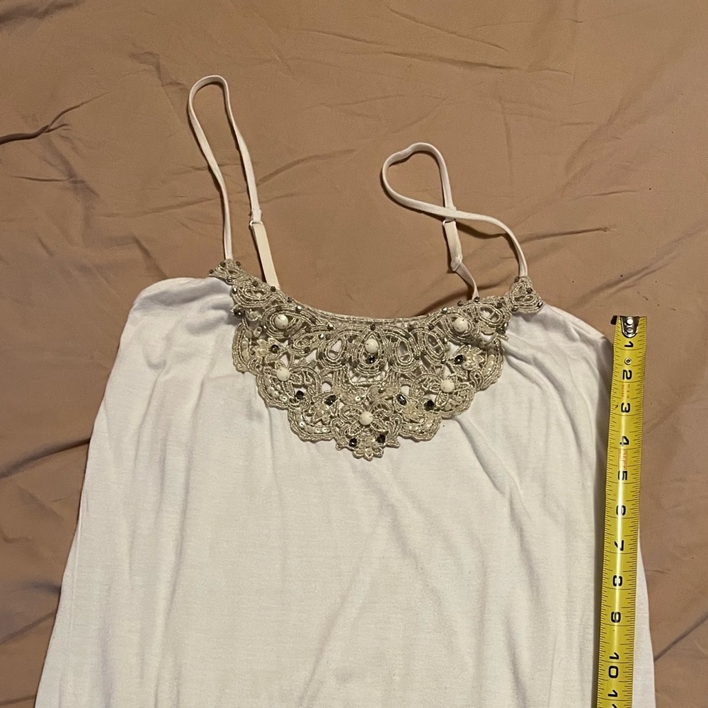 Spaghetti strip top